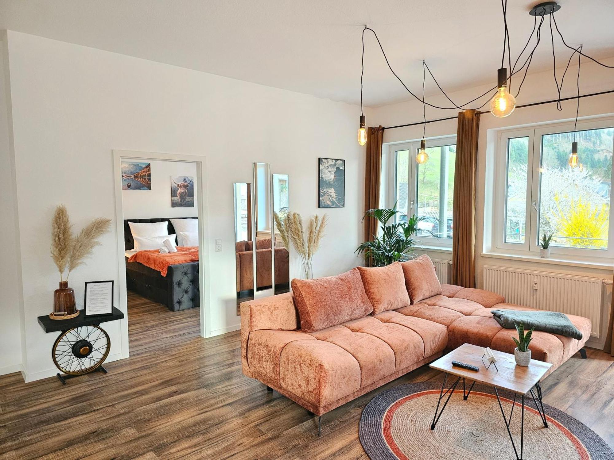 Design-Apartment I Black Forest I Boxspring I Nespresso I Spielplatz Oberharmersbach Ngoại thất bức ảnh